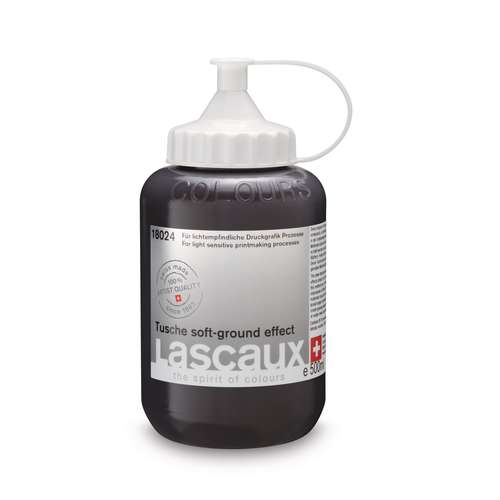 Lascaux Tusche soft-ground effect (Weichgrundeffekt)