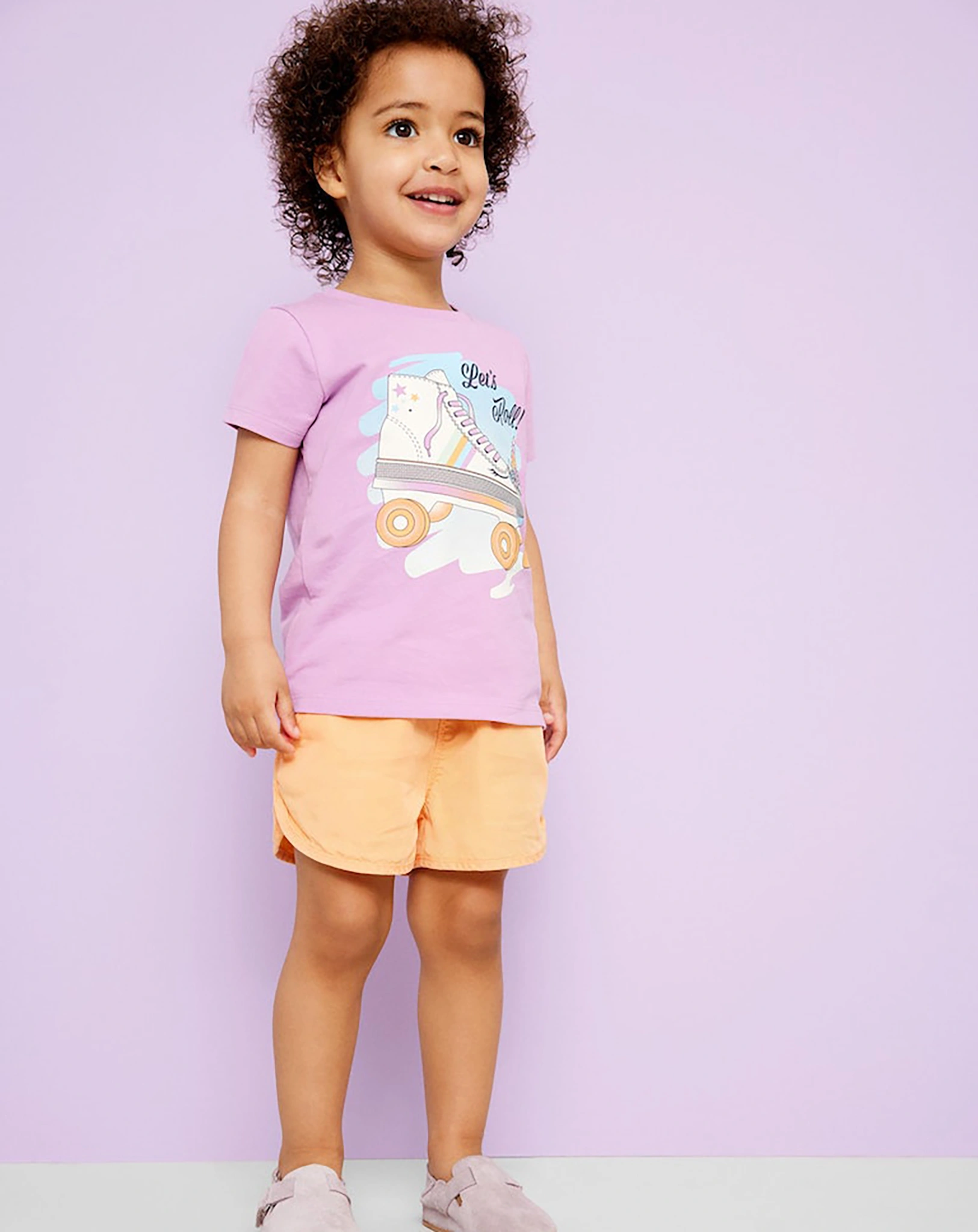 T-Shirt NMFJASMINE in smoky grape