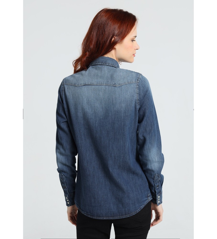 Camisa Lois 131315 Azul Marinho