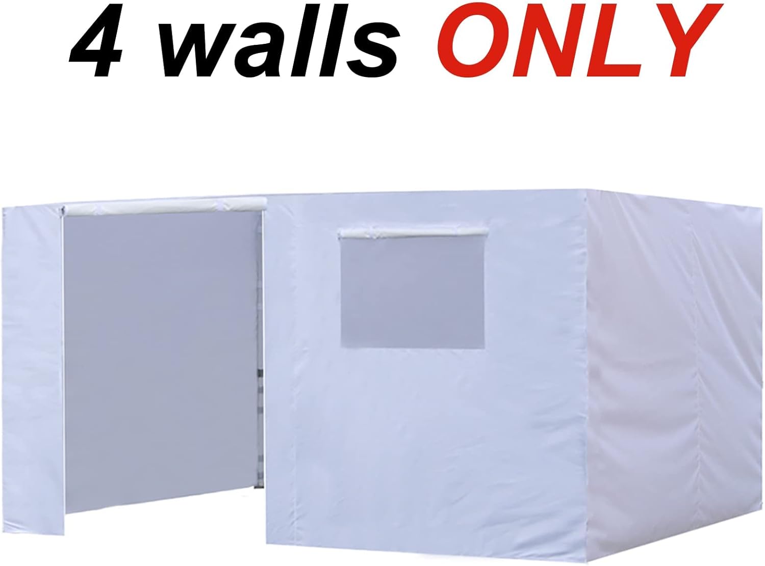 Eurmax USA Instant SunWall, Instant Outdoor Markise, Abnehmbarer Reißverschluss, nur 1 Seitenwand
