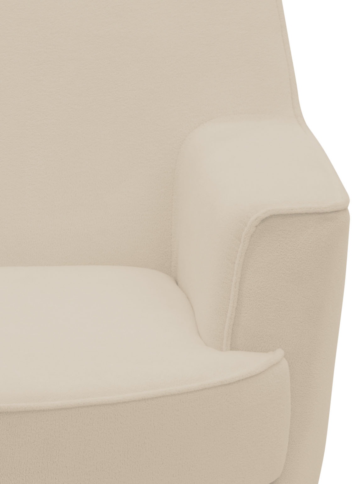 INOSIGN Drehsessel »HETTY, Drehsessel mit Wippfunktion und Hocker; Lesesessel, Armsessel« Set, 2 Stk. tlg. mit Dreh/Wippfunktion, mit Federkern, in Cord und Microfaser