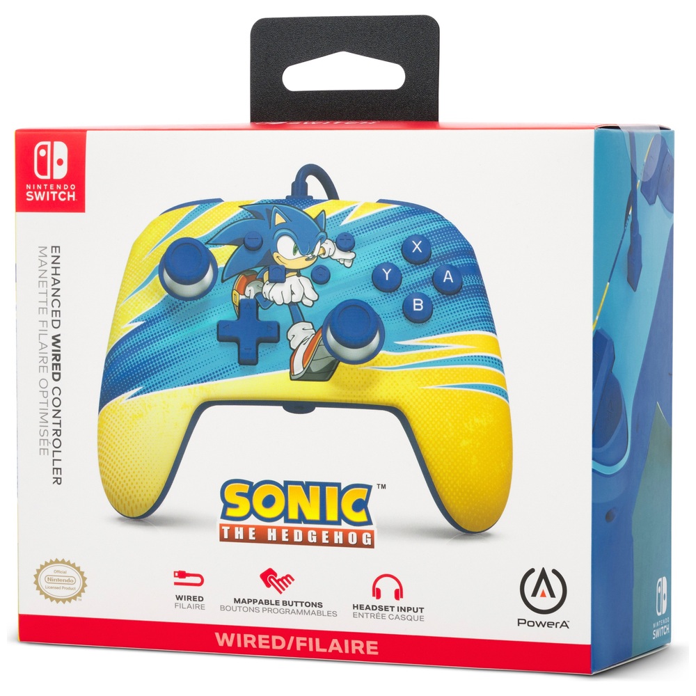 PowerA Enhanced Wired Controller für Nintendo Switch - Sonic Boost