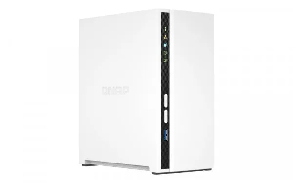 QNAP TS-233 - NAS-server - 2 bays - SATA 6Gb/s - RAID 0, 1, JBOD - RAM 2 GB - Gigabit Ethernet - iSCSI support
