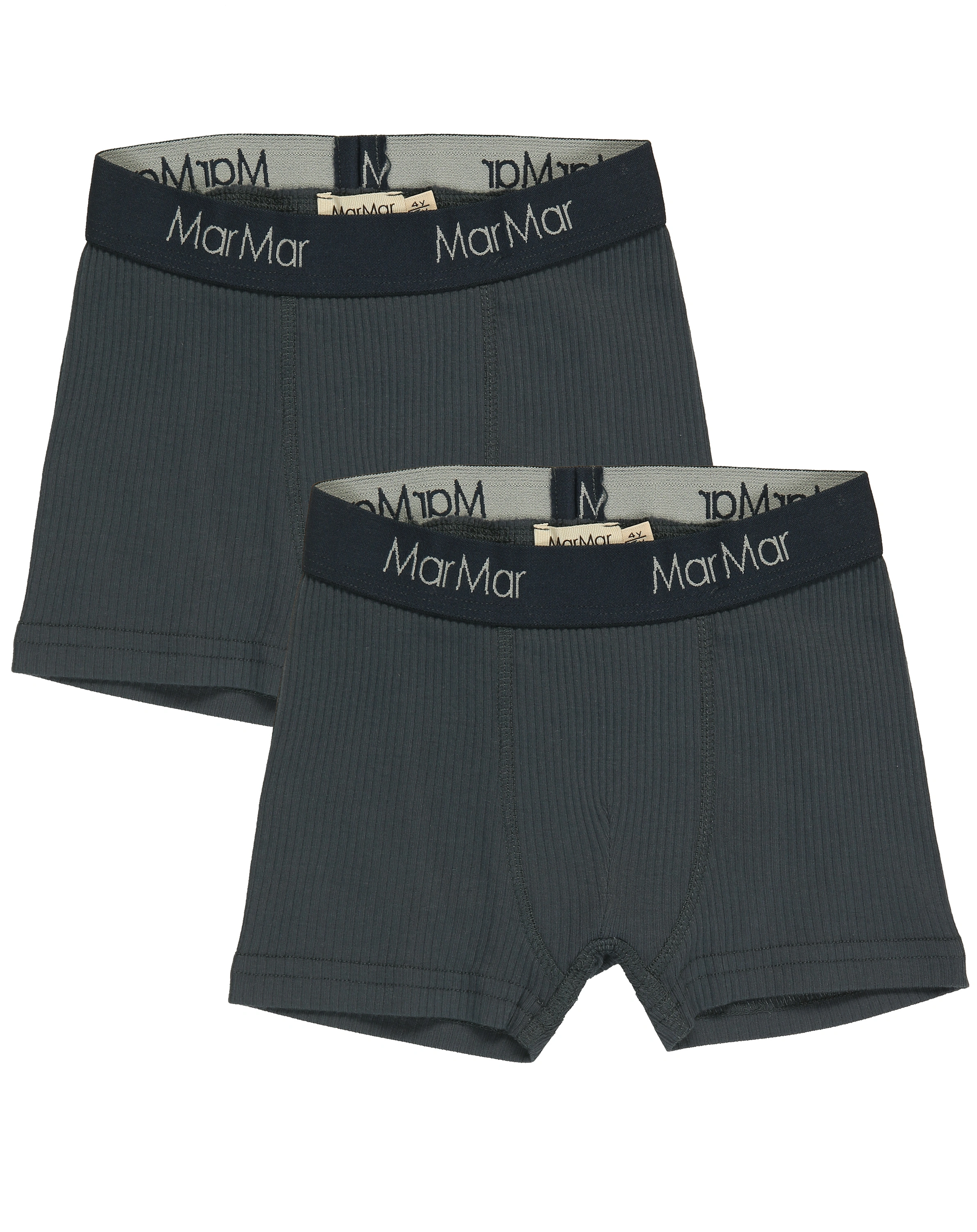 Boxershorts RIB 2er-Set in blue