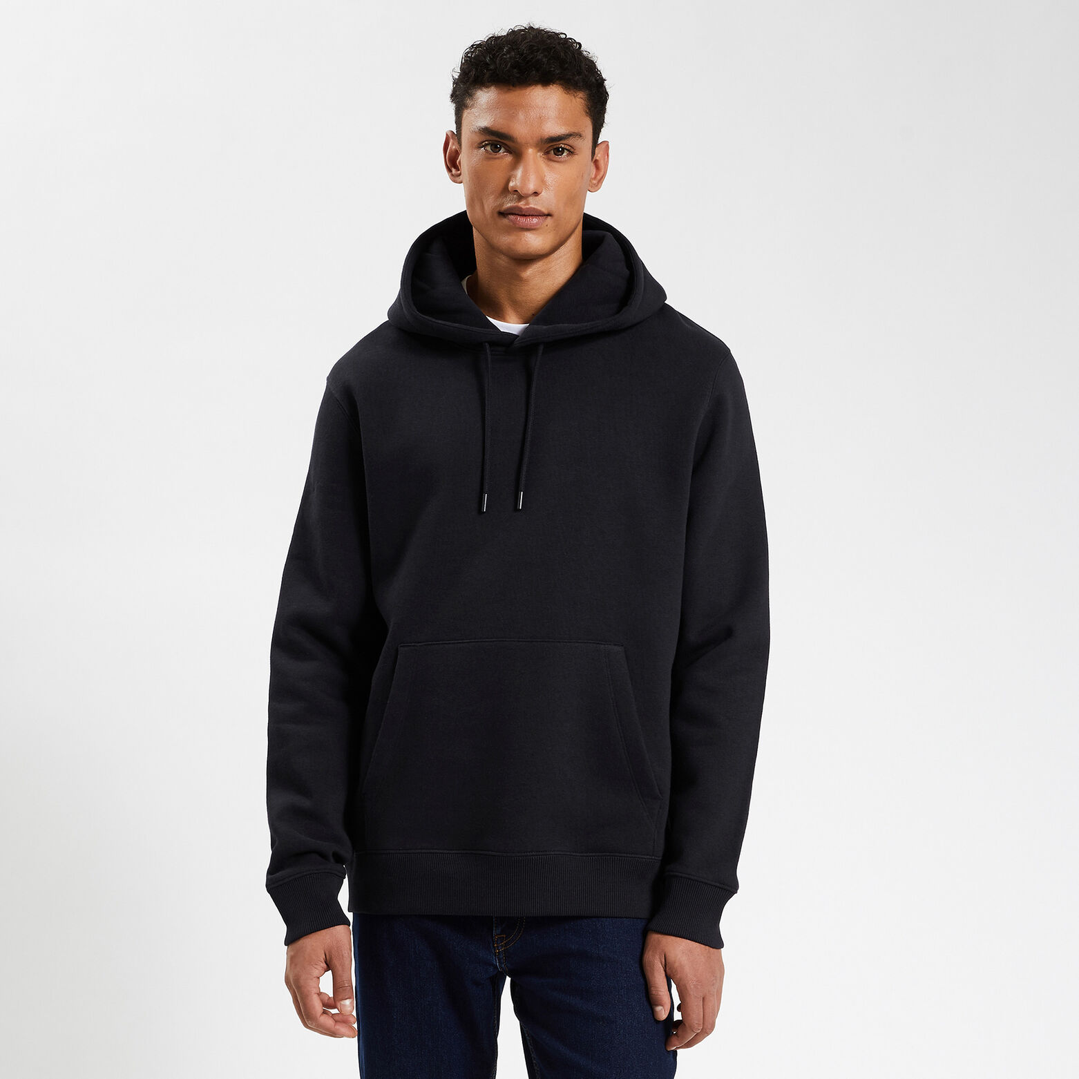 Sweat à capuche essentiel Bleu foncé