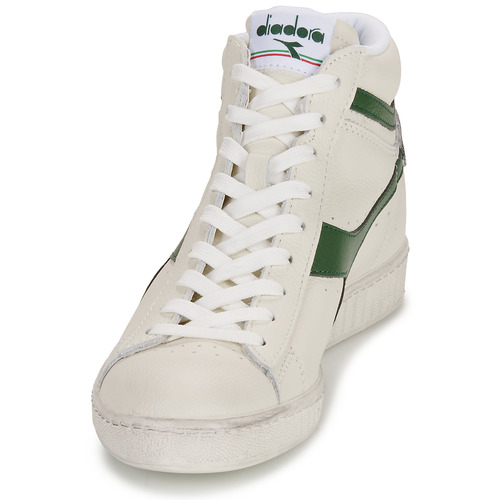 Diadora - GAME L HIGH WAXED - Blanc / Vert