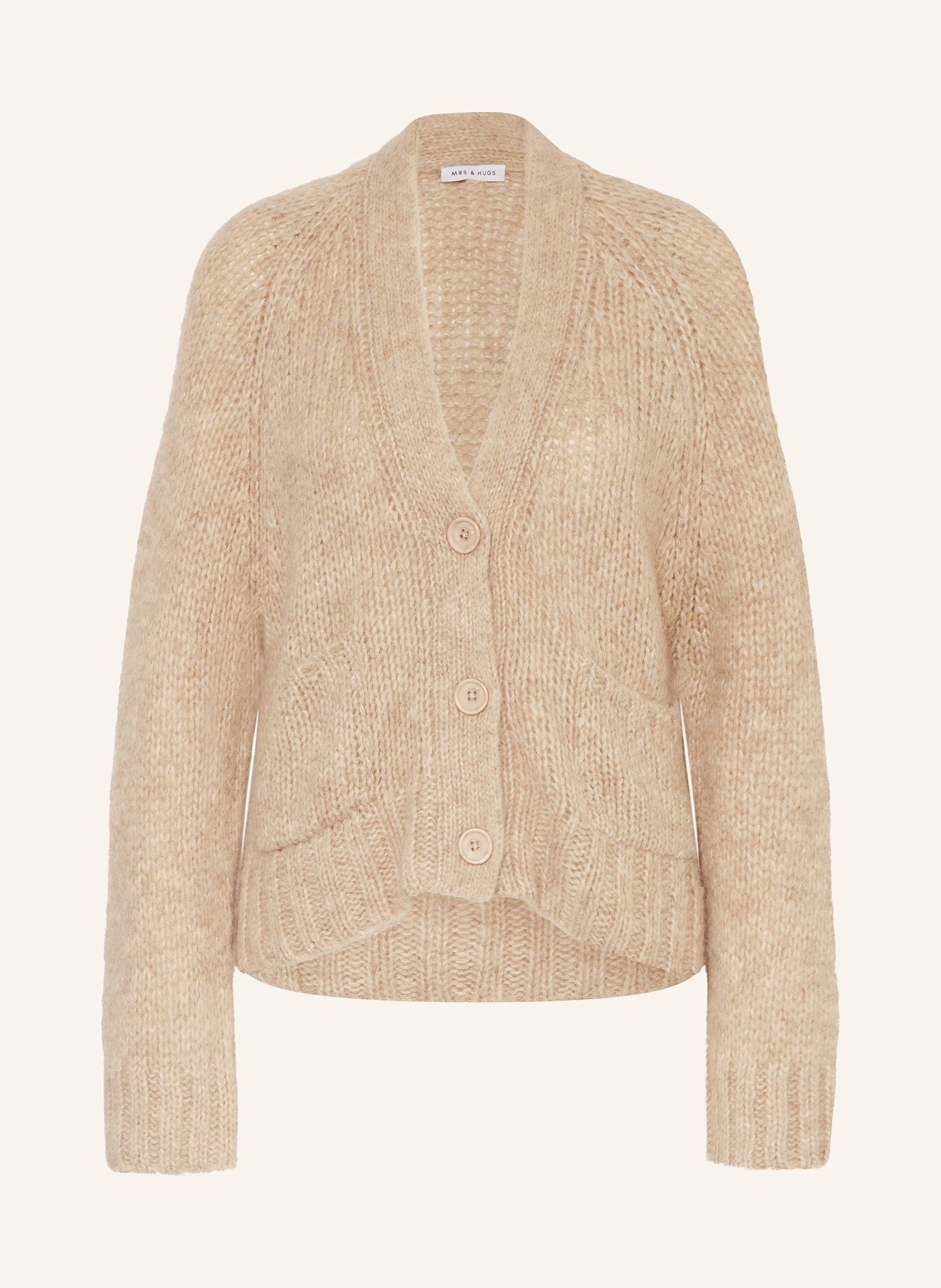 MRS & HUGS Strickjacke mit Alpaka