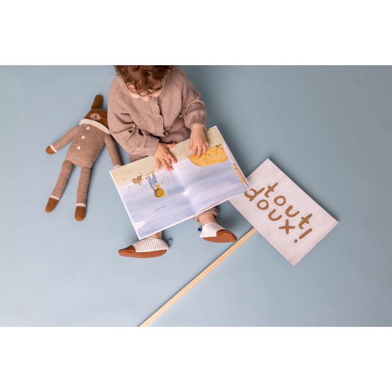 Les Pas Petits Les Pas Petits Velours Ivoire