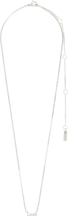 Pilgrim LUCK recycled necklace silver-plated Sølv