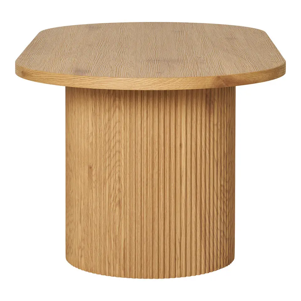 Salontafel Ovaal - Naturel - 60x120x45cm - Boavista