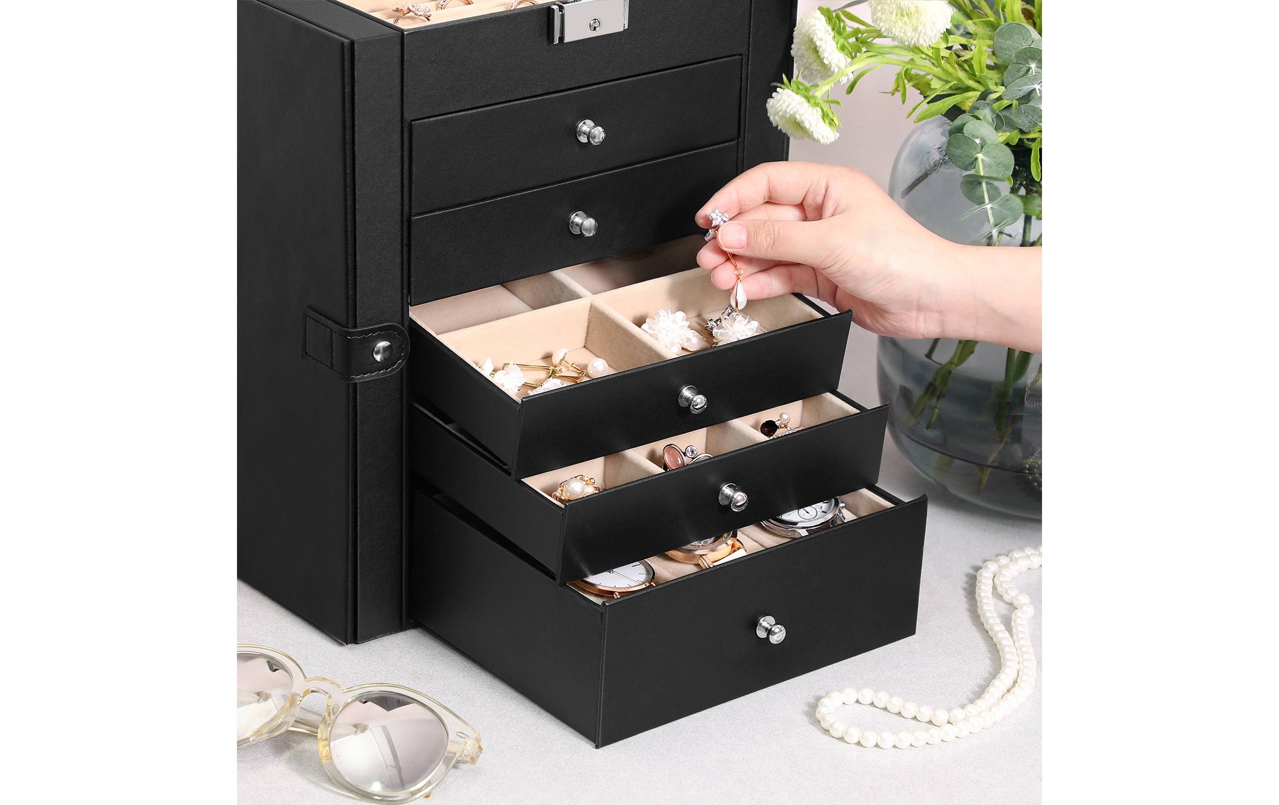 Schmuckschatulle 26 x 15 x 32 cmSchmuck- und Uhrenkasten