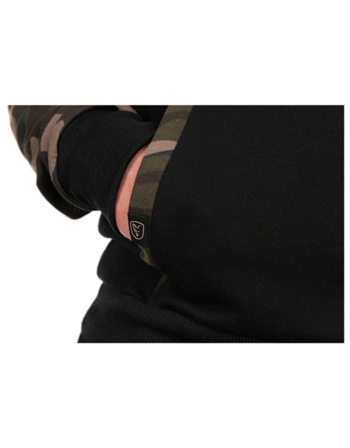 Fox Black \/ Camo Raglan Hoodie - Vesten & truien - Small