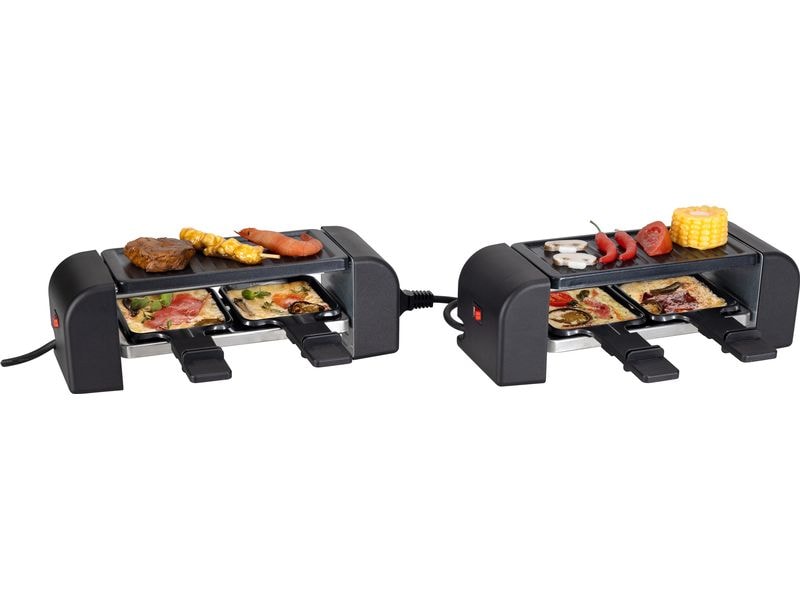 Nouvel Racletteofen Connect 4 Personen Raclette-Gerät mit 900 W