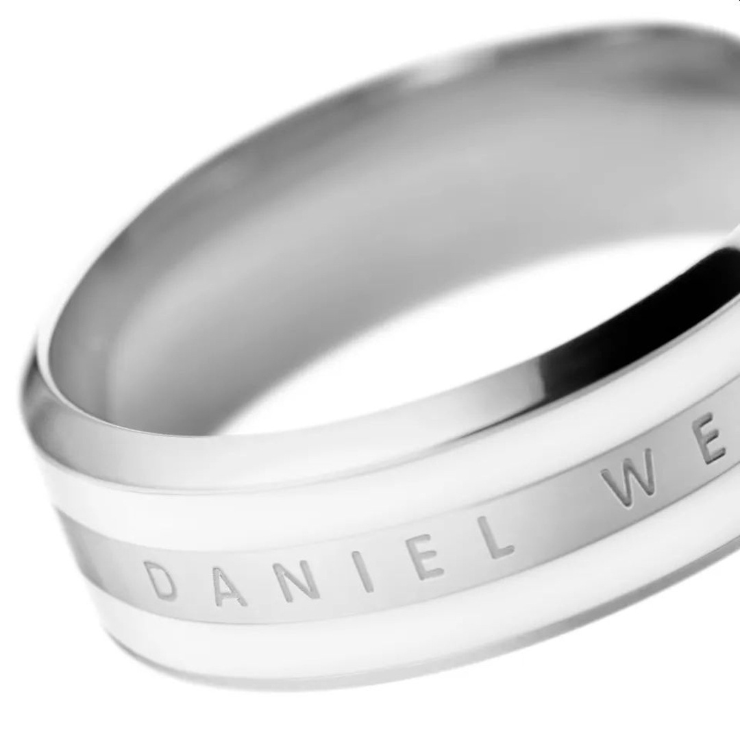 Daniel Wellington Classic Ring Satin White Silver