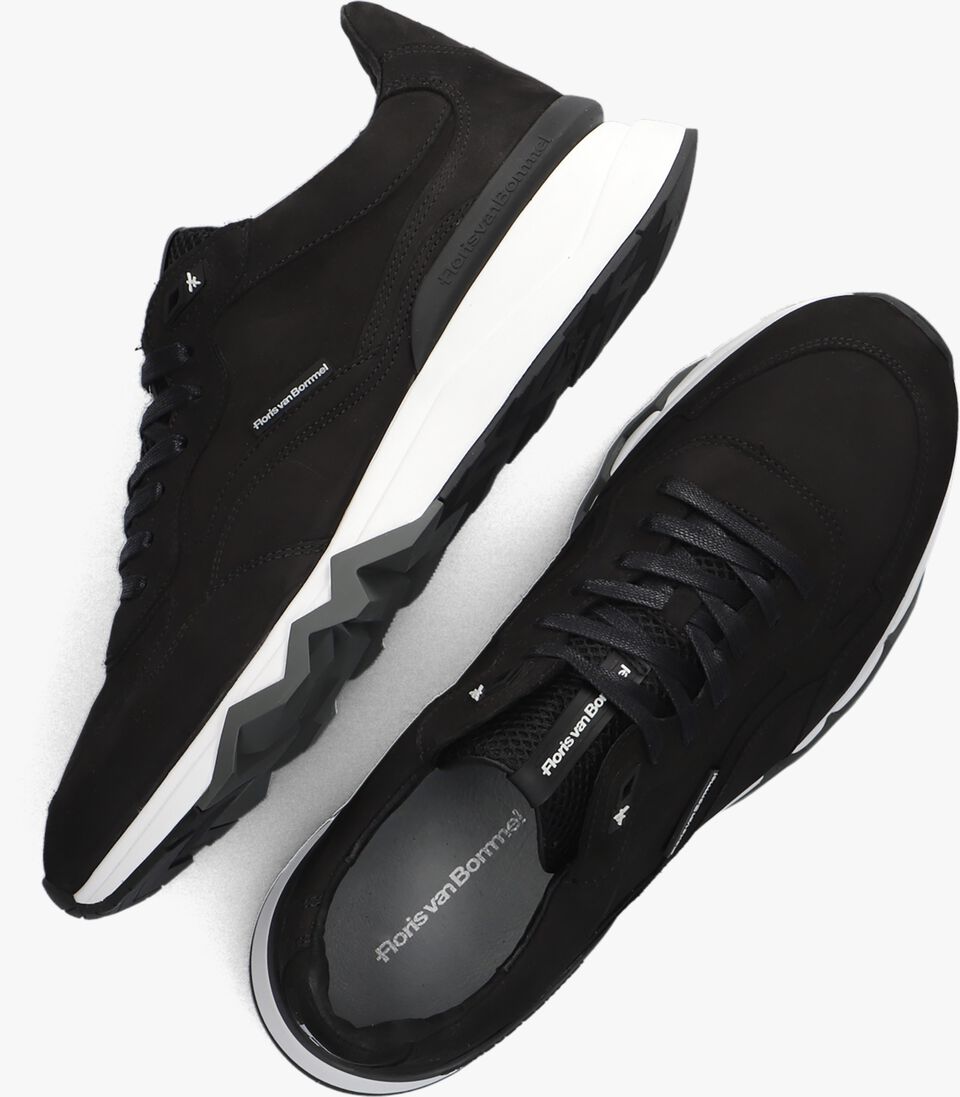 FLORIS VAN BOMMEL zwarte floris van bommel lage sneakers sfm-10136