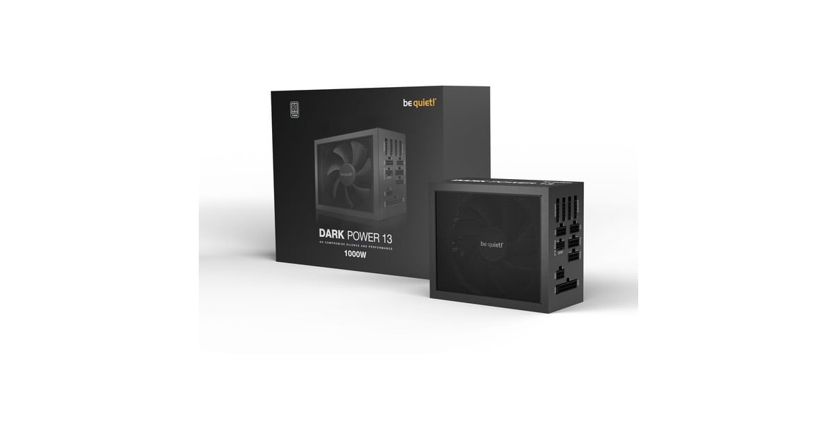 be quiet!Dark Power 13 modulaire 1000 watt voeding   (Zwart, 1x 12VHPWR, 4x PCIe)