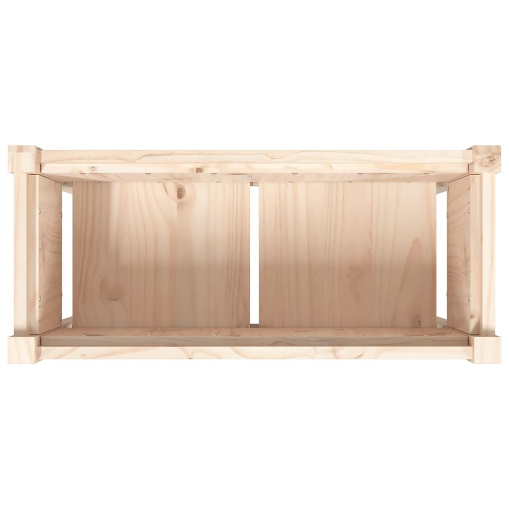 Jardinières avec pieds 70x31x70 cm bois de pin massif