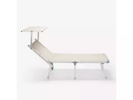 lot de 2 bain de soleil jardin transat piscine pliant moderne MALISS