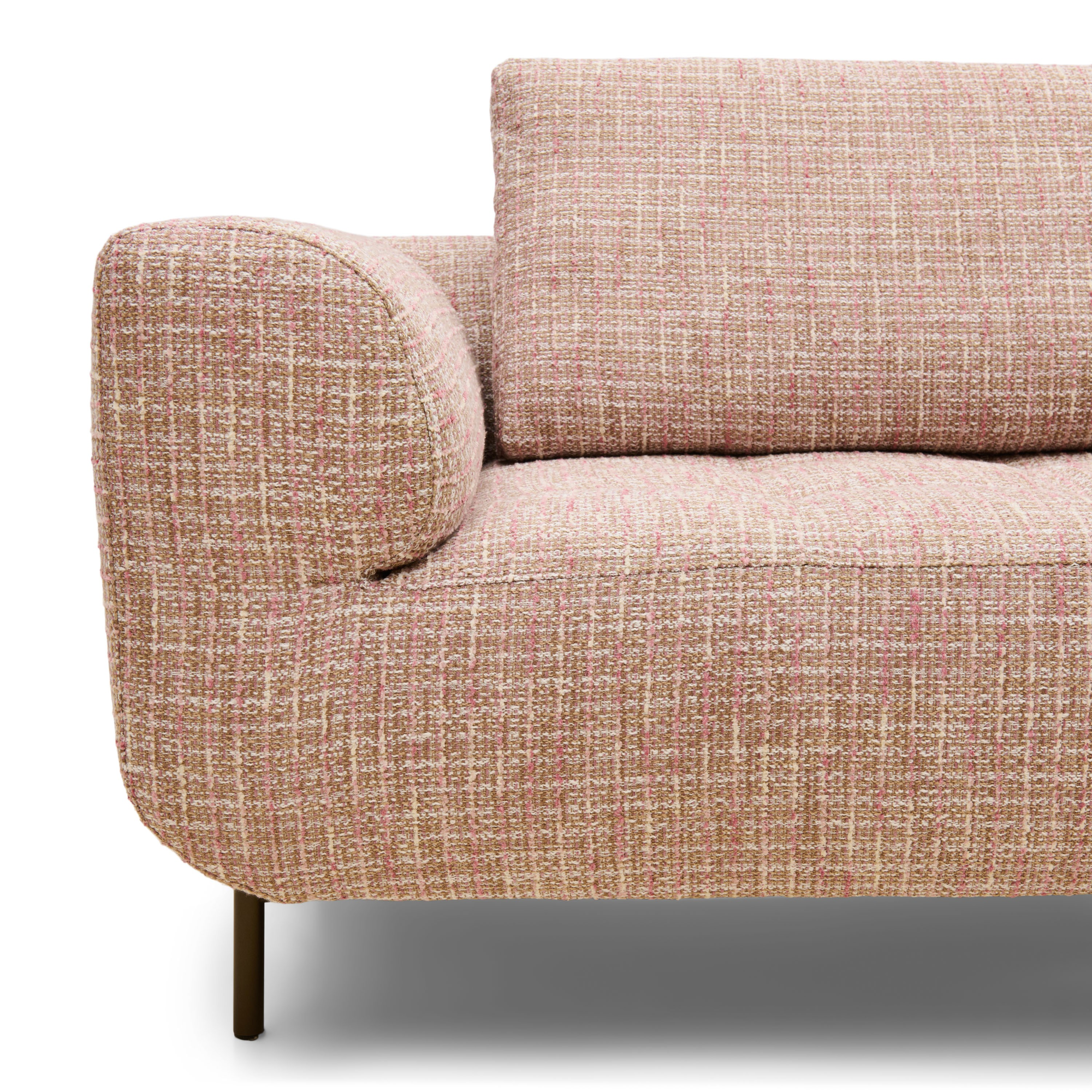 Hoekbank Mitch be trendy rose 1673 rechts