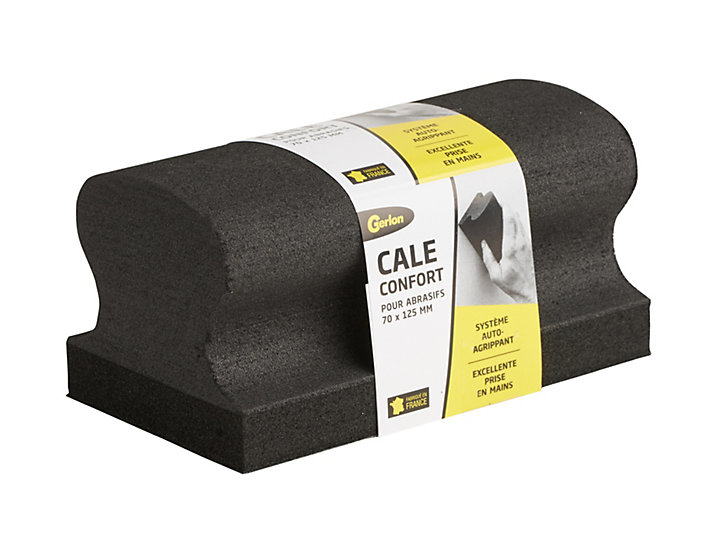 Cale érgonomique confort pour abrasifs 70 x 125 mm