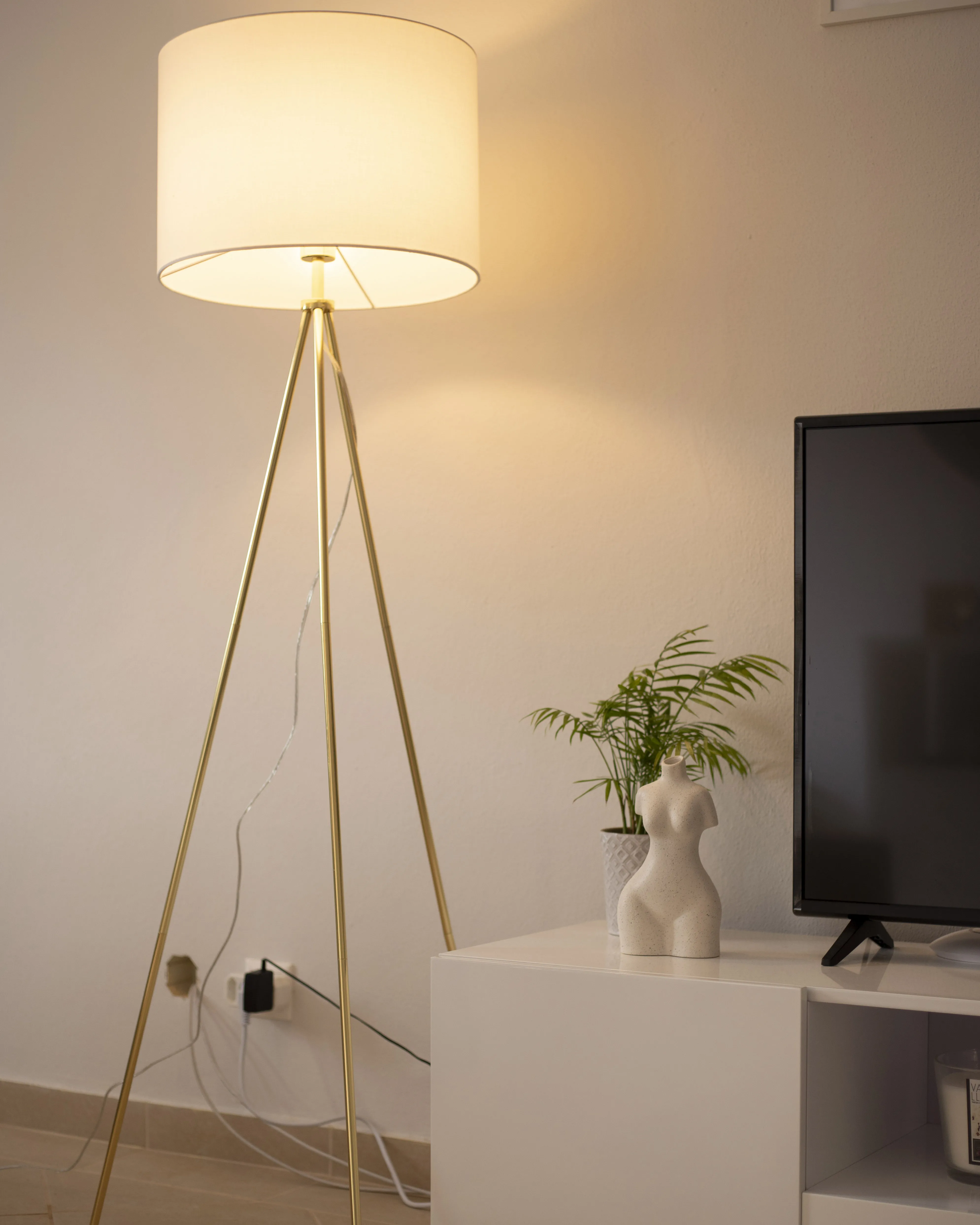Staande lamp VISTULA Metaal Goud