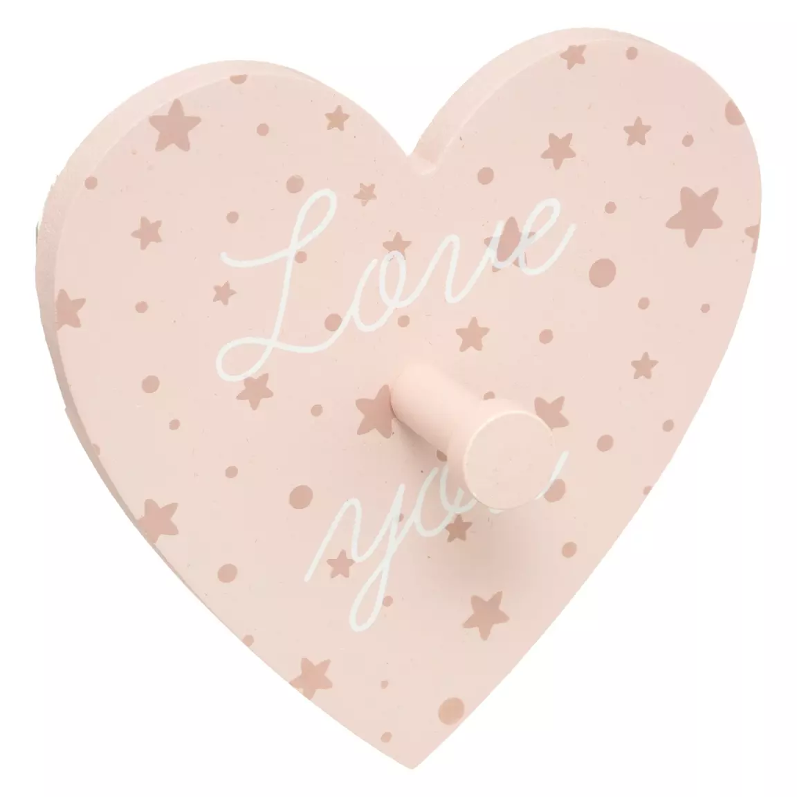 Lot de 3 patères enfant bois Princesse Rose