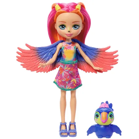 Mattel Enchantimals Sunshine Beach Trippi Toucan & Canopy
