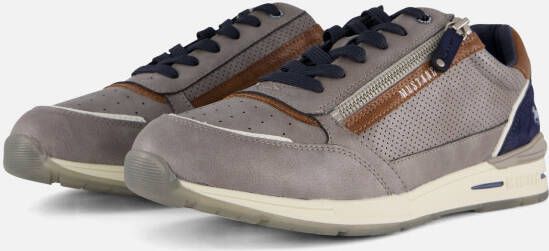 Mustang Shoes Sneakers met buitenrits vrijetijdsschoen lage schoen veterschoen