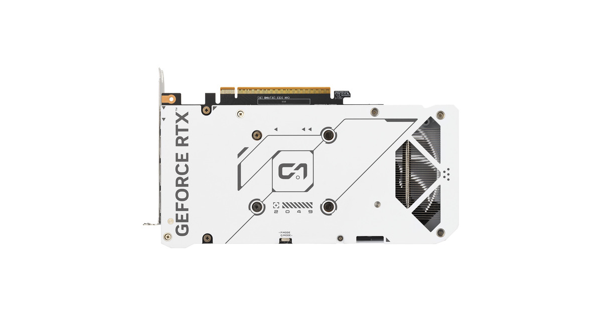 ASUSGeForce RTX 5060 DUAL OC WHITE 8GB grafische kaart  (Wit, DLSS 4, 3x DisplayPort, 1x HDMI 2.1)