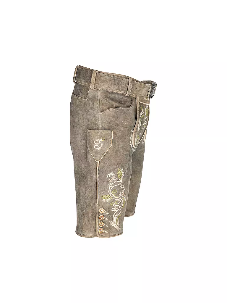 GWEIH & SILK Lederhose LIAM beige