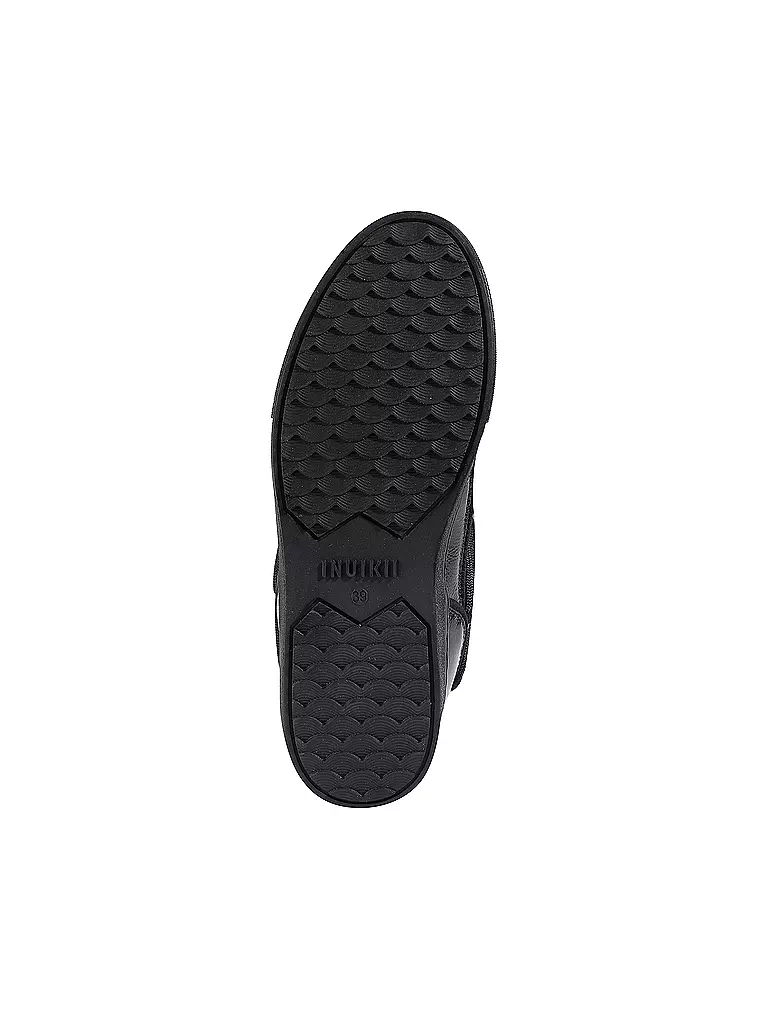 INUIKII Snowboots FULL LEATHER NAPLACK schwarz