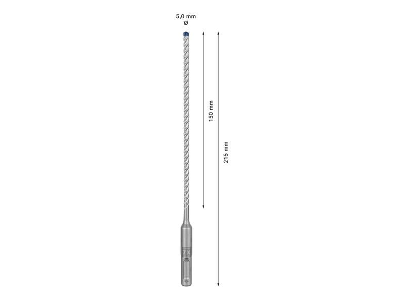 Bosch Professional Hammerbohrer EXPERT SDS plus-7X, 5 x 150 Bohrer für mehr Leistung, Zuverlässigkeit und Langlebigkeit