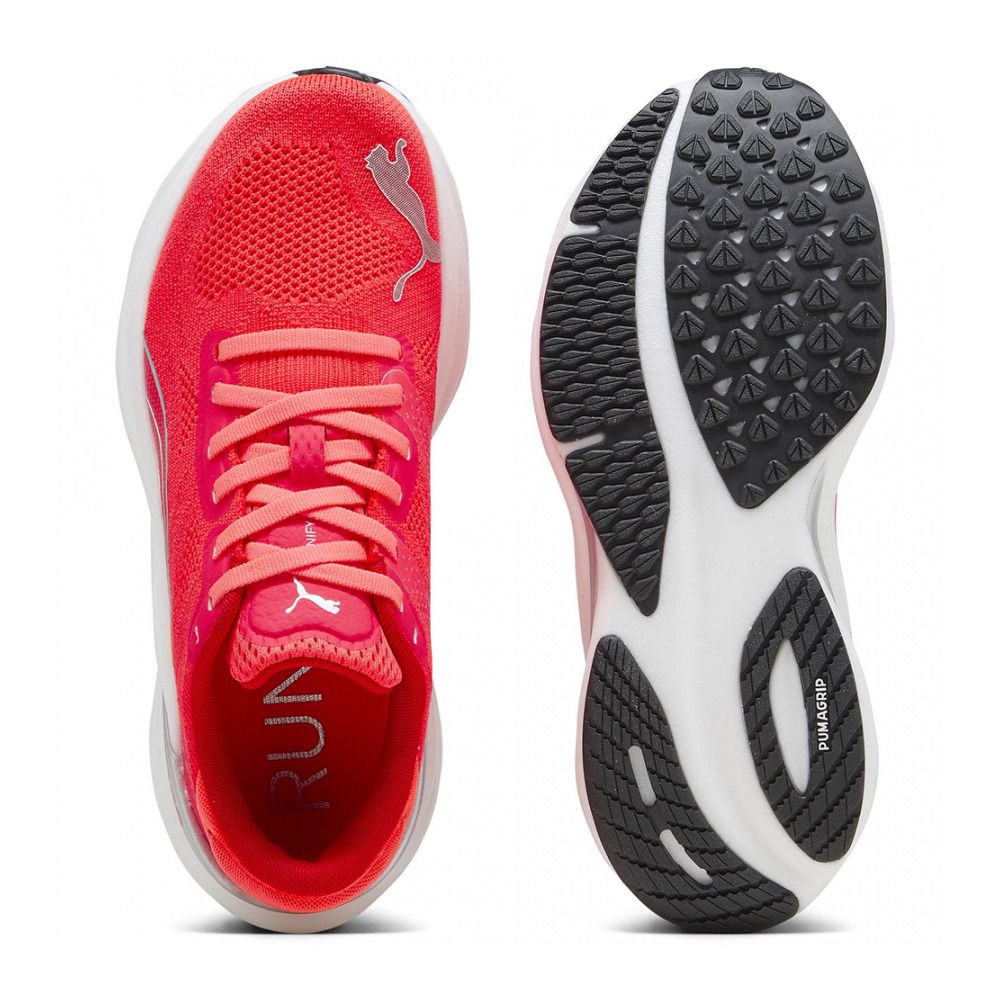 Puma MAGNIFY NITRO 2 - Chaussures running Femme fire orchid/for all time red