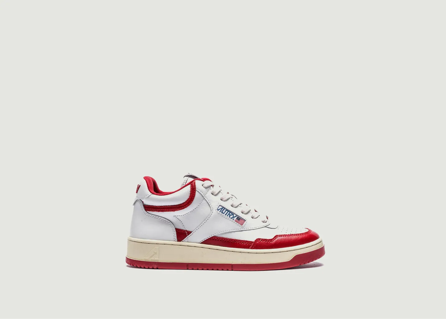 Sneakers Open Mid en cuir AUTRY
