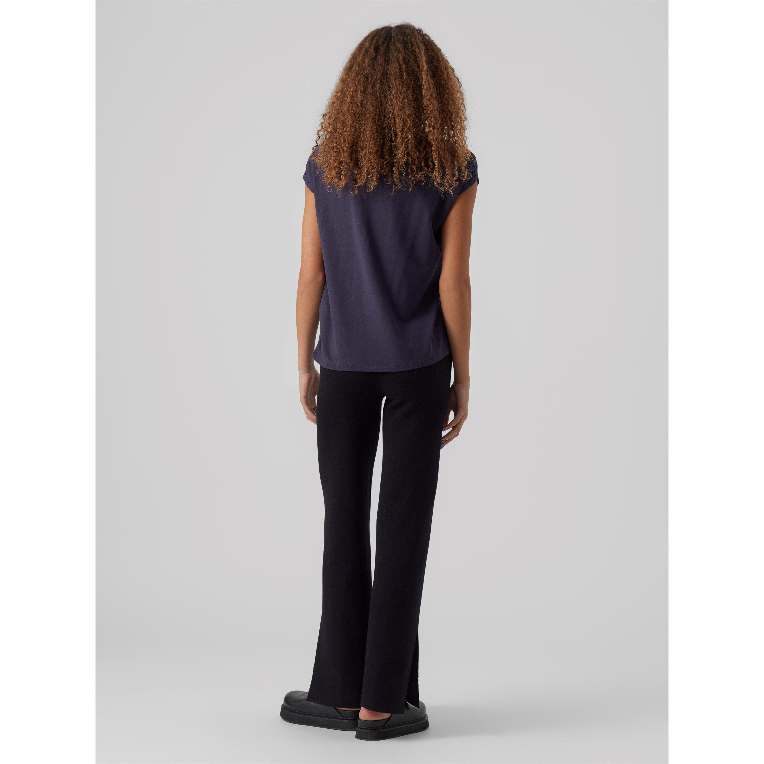 Vero Moda VM Ava Plain Short Sleeve T Shirt Womens