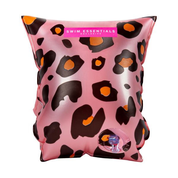 Swim Essentials Leopard Zwembandjes Rose Gold 0-24 Mnd