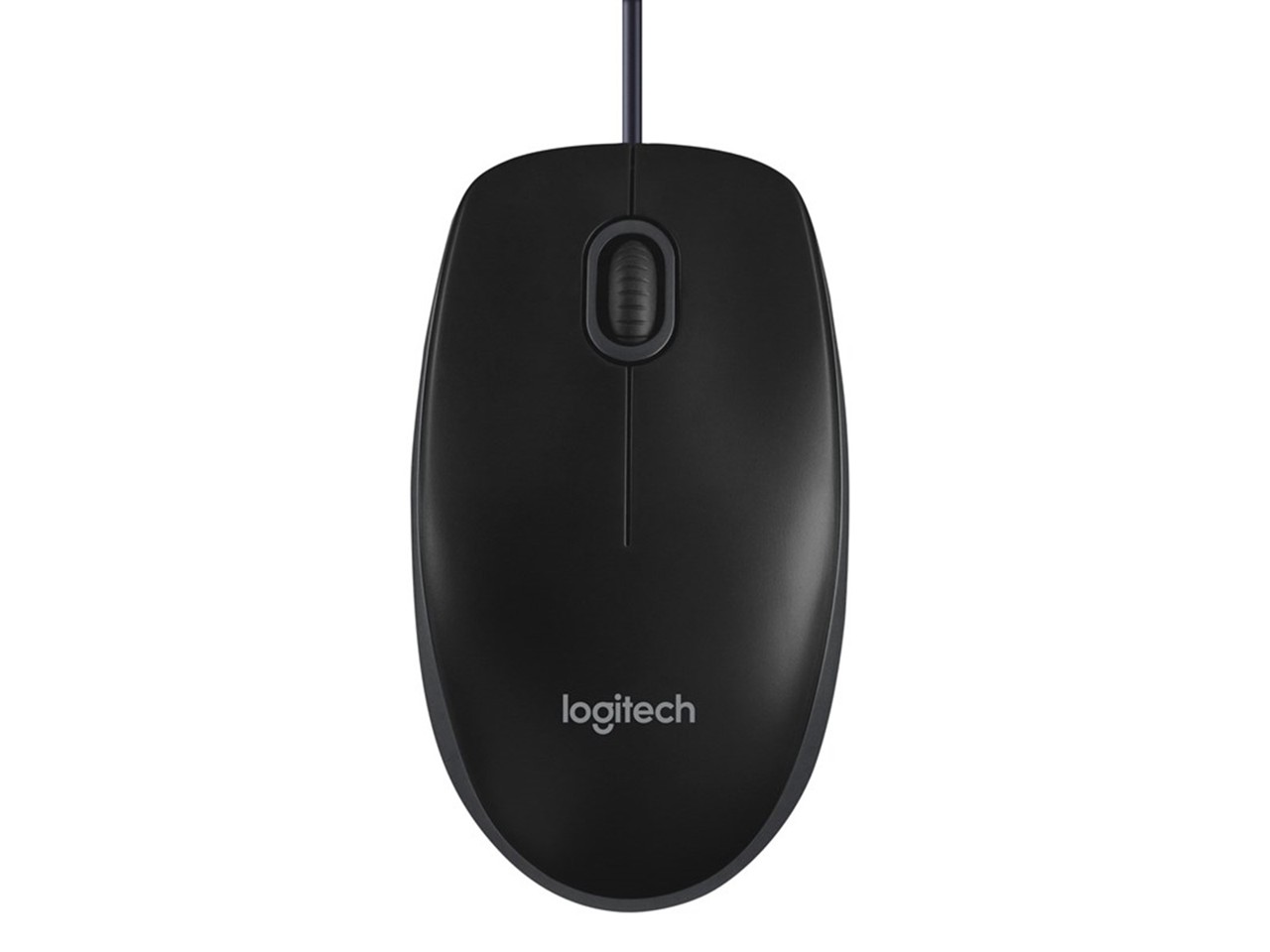 Logitech - B100 800dpi Optical High Quality Wired USB Mouse