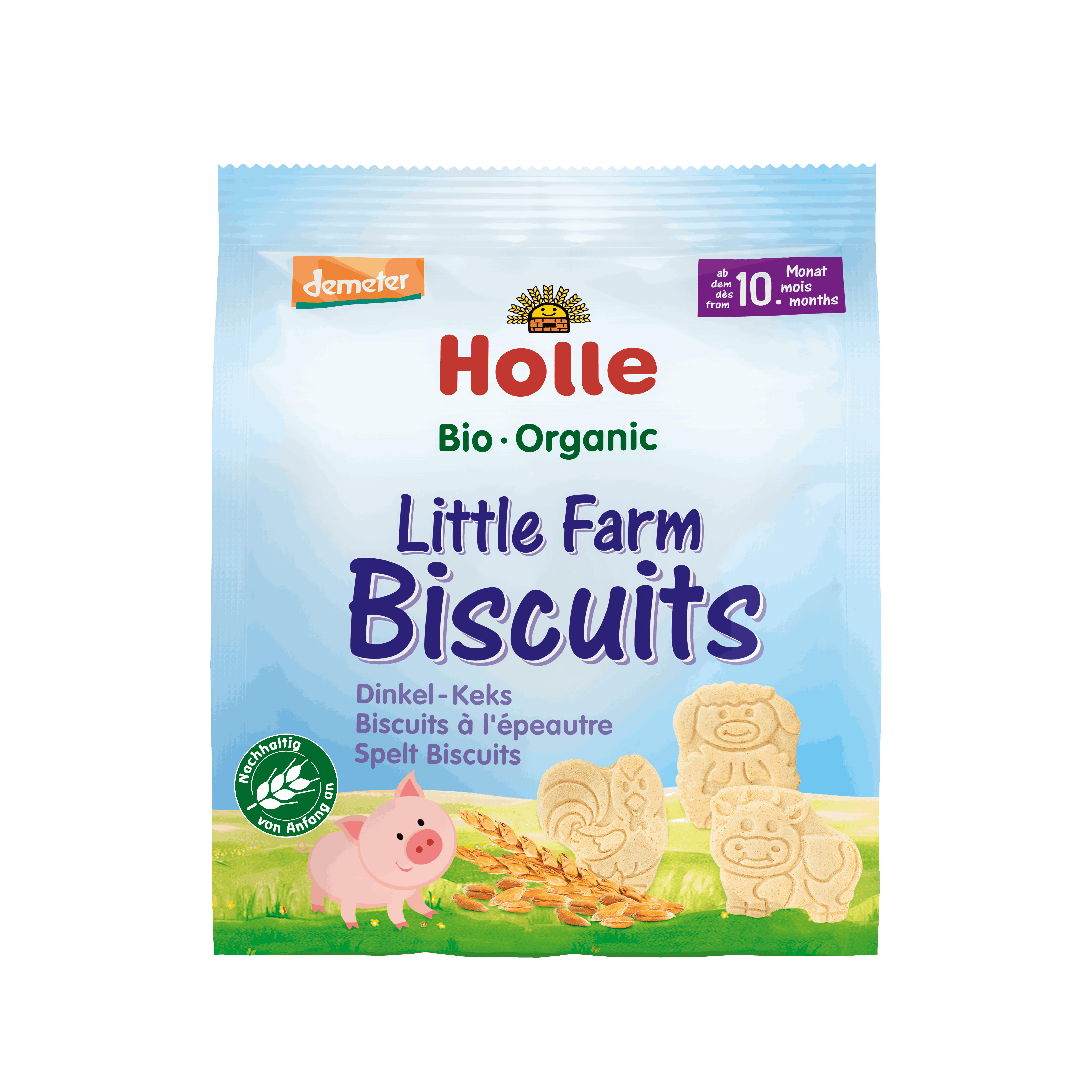 HOLLE Little Farm Biscuits<br>100 g, Karton