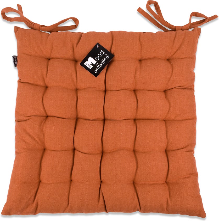 In the mood collection zitkussen Tivoli terracotta 45 x 45 x 5 cm