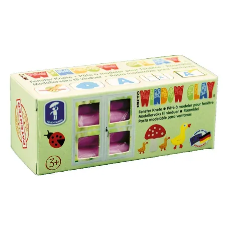 Feuchtmann Kneto Window Clay Fensterknete Einzelstange á 150 g, pink