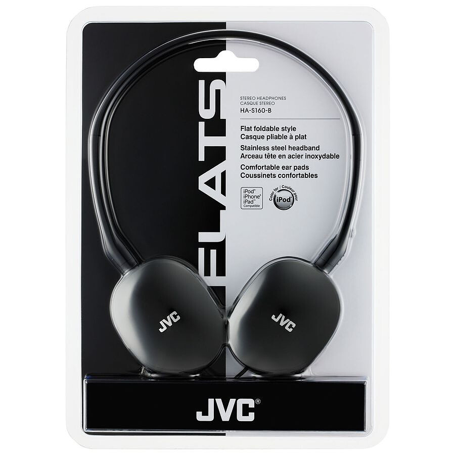 JVC HA-S160-B-E Noir - Casque audio