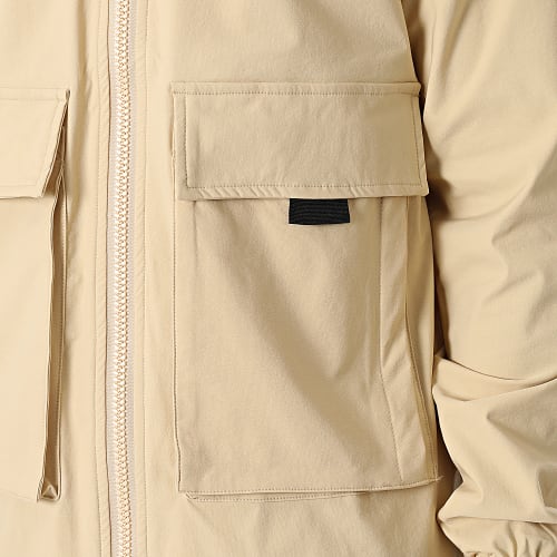 Veste Zippée Longue Beige