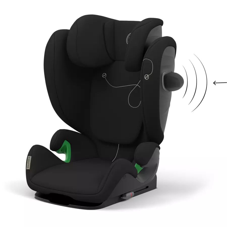 cybex GOLD Kindersitz Solution G i-fix Moon Black