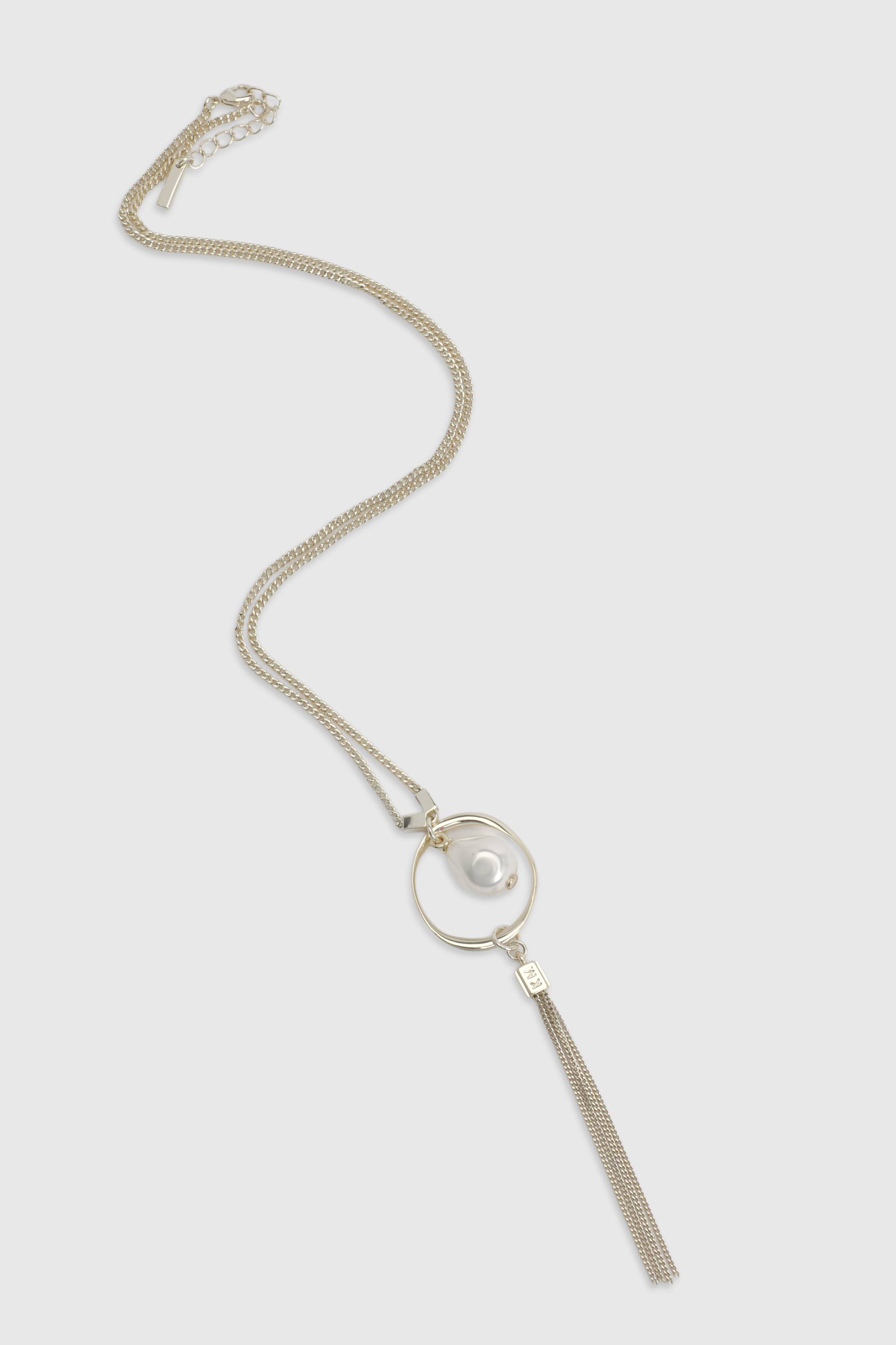 KarenMillen Collier Pendentif Perle Moderne