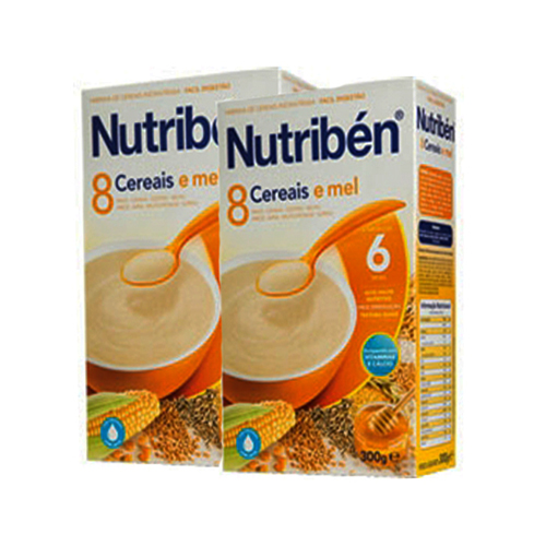 Nutriben Farinhas 8 Cereais Mel 2 X 300g