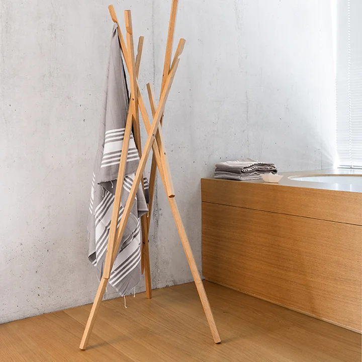 Schönbuch - Sticks Gaderobenständer, Esche schneeweiss matt
