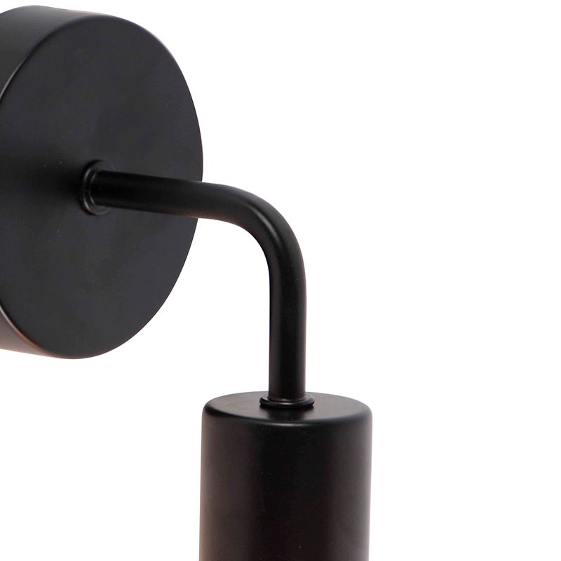 Moderne wandlamp zwart 15,5 cm - Facile
