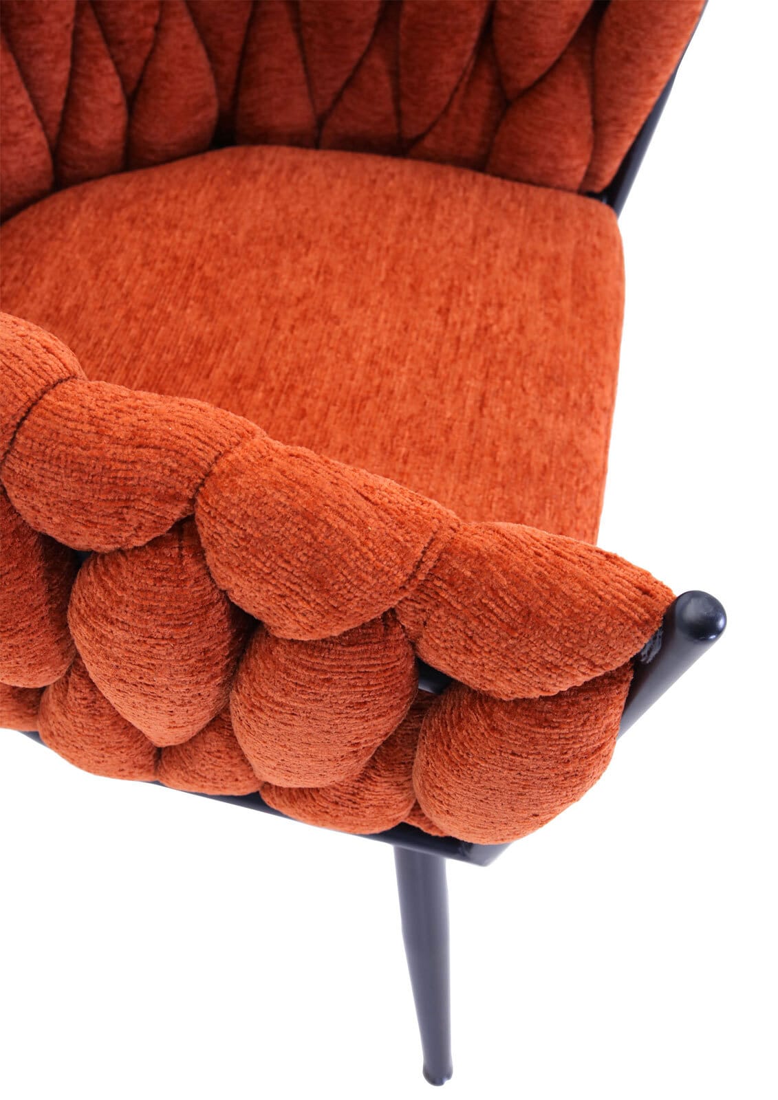 INTERhome Polsterstuhl WEAVY orange 60 x 78 cm