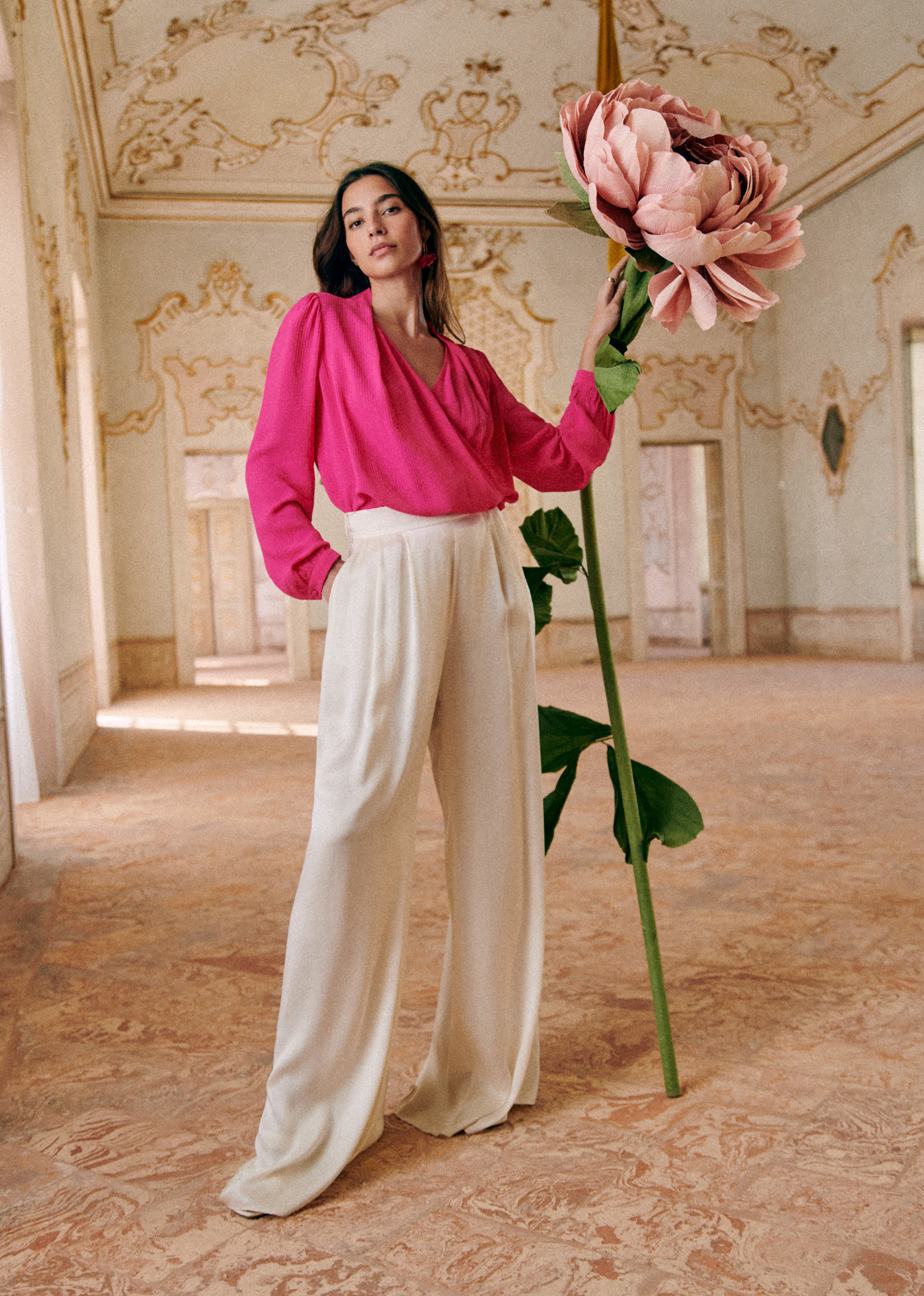 Blouse Abélia - Rose vif - E-SHOP/CHEMISES & BLOUSES 5905224