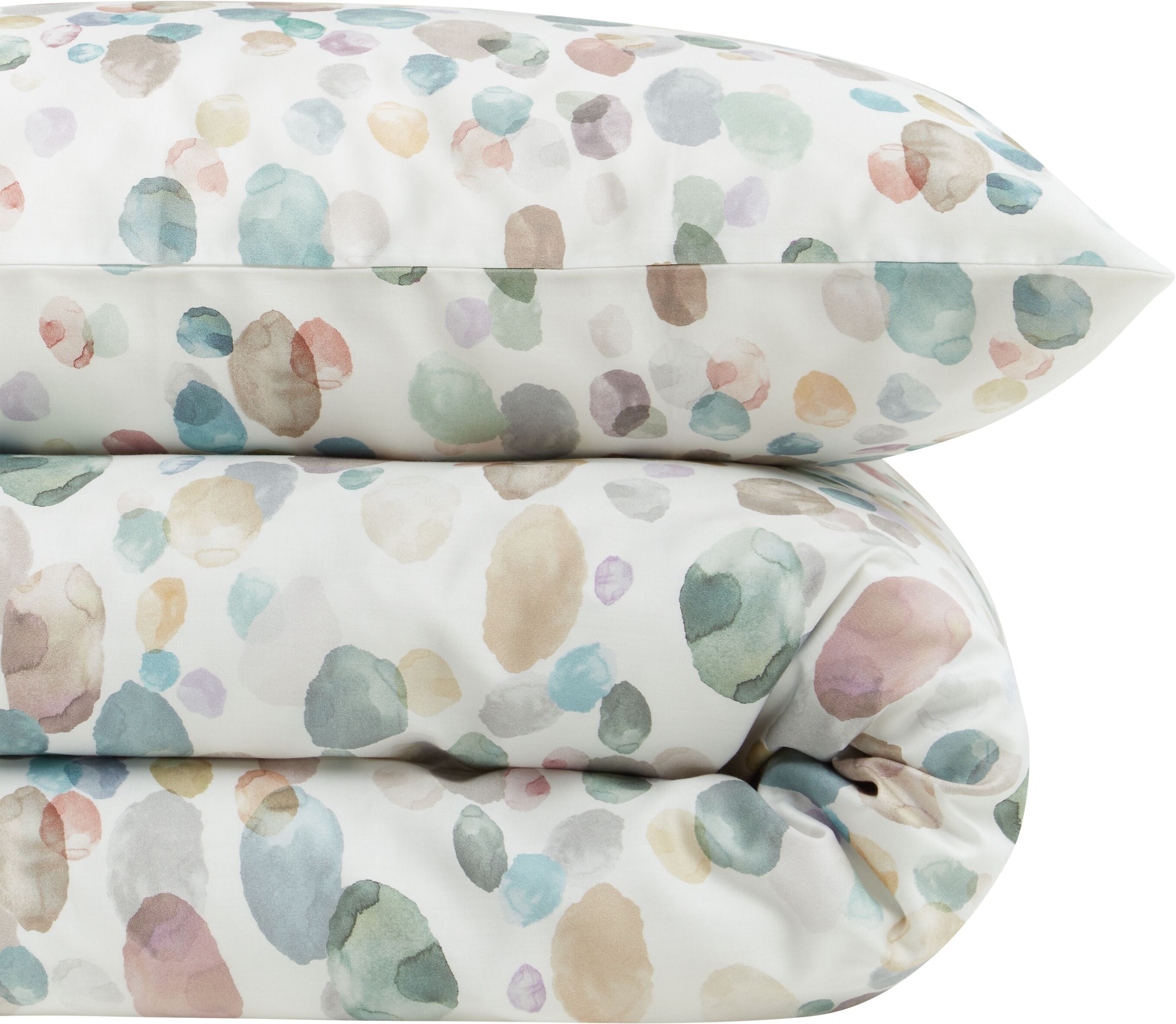 GOTAS Satin-Kissenbezug - Multicolor / Duvetbezug - 200 x 210 cm